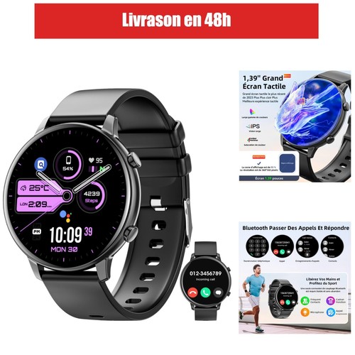 Hwagol montre connectée - connectée, 1,39"